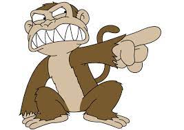 The evil monkey, also known as the finger monkey is the former hated pet of chris mcfinnigan that used to live in hiscloset. Film Tv Spielzeug Family Guy Cartoon Tv Show Evil Monkey Create A Figure Action Figure New Rare Gamersjo Com