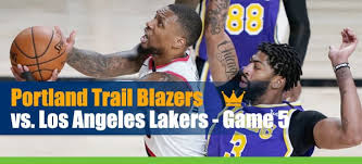 Anthony davis helps lakers rout trail blazers to tie series. Trail Blazers Vs Lakers Game 5 Nba Playoffs Betting Analysis And Odds