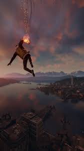 Tap And Get The Free App For Geeks Infamous Second Son Brown Landscape Cool City View Games For Guy Fotos Imagenes Coloridas Descargas De Fondos De Pantalla
