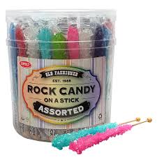Assorted Rock Candy Jars