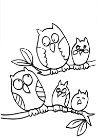 Dibujos Para Colorear De Buhos