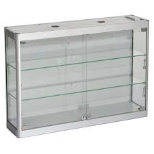 They are very sturdy and can add a modern touch to any space. 800mm Wide Wall Mounted Glass Display Cabinet Access Displays