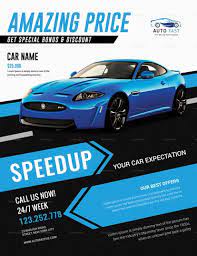 Car Sales Flyer Template Car Advertising Design Sale Flyer Flyer Design Templates