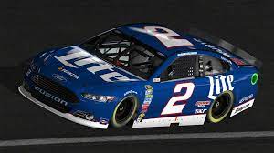 Welcome to nascar's official fan page! Blue Deuce Brad Keselowski 2 Miller Lite Forza Brad Keselowski Nascar Race Cars Nascar Racing