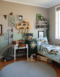 I had saved my son's childhood bedroom furniture all these years, so i loaded the two beds into my suv and. Riley S Earthy And Warm Dinosaur Room Roomtour