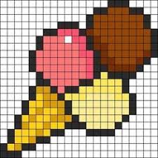 Pin By Anne Aguero On Glace Avec 3 Parfums Pixel Art Pattern Perler Bead Patterns Cross Stitch Embroidery
