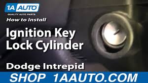 Disconnect negative cable from battery. How To Replace Ignition Lock Cylinder 98 04 Dodge Intrepid Youtube