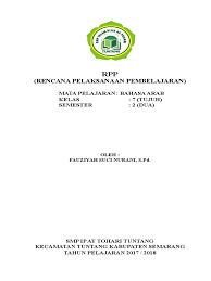 Kumpulan sampul cover perangkat pembelajaran yang indah dan menawan kherysuryawan id. Cover Rpp