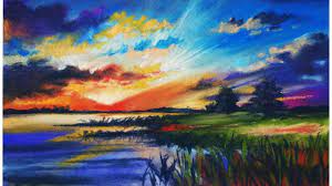 Landscape Drawing For Beginners With Soft Pastels Scenery Drawing La Pastel Landscape Pastel Colors Art Landscape Drawings This is a simple landscape drawing for beginner's level with soft pastels.
