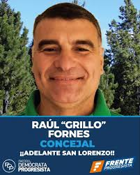 Raúl “Grillo” Fornes. 52 años. Casado. 2hijos. Ingeniero Industrial.  Docente titular de la cátedra Termosolar de la Tecnicatura Energías  Renovables en la Escuela de Educación Técnica Profesional n°477.”Combate de  San Lorenzo”. Fundador