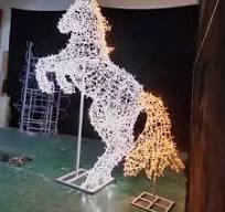 Illuminate Your Way with 3D Horse Light Outdoor Decor