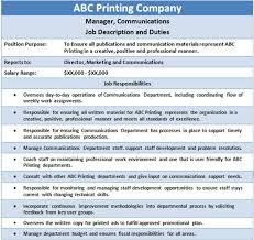 Education and other qualification requirements; Job Role Description Template Insymbio
