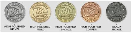 Plating Options Metal Trading Pins Coins By Metro Pins