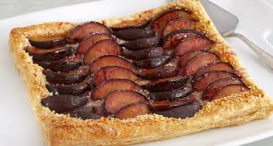 This Bakery Quality Tart Is Easy To Make And Absolutely Delicious It Features Golden Puff Pastry To Pepperidge Farm Puff Pastry Plum Tart Puff Pastry Recipes