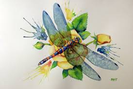 Dragonfly On A Yellow Rose By Akgirlgamer On Deviantart Yellow Rose Tattoos Yellow Roses Dragonfly Tattoo