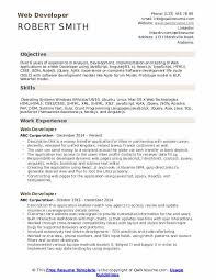web developer resume samples qwikresume