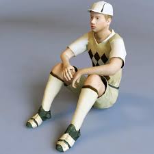 Golfer Rigged 3d Model Ad Golfer Rigged Model Model 3d Model Brochure Template Psd