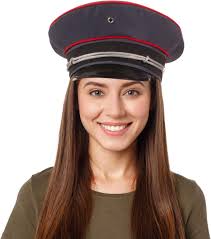 Tigerdoe Gray Captain Hat