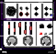 mixing audio mixer game pixel art vector illustration Stock Vector Image &  Art - Alamy