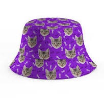Cat Face Custom Bucket Hat
