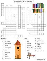 Free Printable Spanish Crossword Puzzles From Printablespanish Com Spanish Learning Spanish Crossword Puzzles