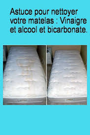 Astuce Pour Nettoyer Votre Matelas Vinaigre Et Alcool Et Bicarbonate Mattress Cleaning Alcohol