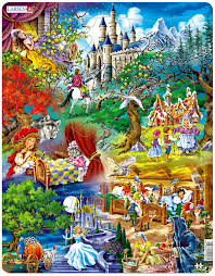 How to make a puzzle: Grimm S Fairy Tales Puzzle 33 Pieces Maxi Springbok Puzzles