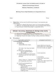 Scribd Is The World S Largest Social Reading And Publishing Site Math Lesson Plans Elementary Elementary Lesson Plan Template Math Lesson Plans