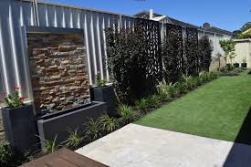 Here is a gallery of 27 backyard garden ideas (with photos) that will inspire you this year. Back Garden Screening Stage 2 Contemporary Landscape Perth By Nouveau Garden Designs Houzz
