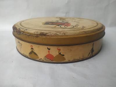VINTAGE AD TIN LITHO TOFFEE BOX SHALIMAR BISCUIT FBMI HORSE CART BOMBAY 1960 | eBay