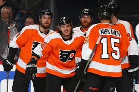 The flyers faced off for an intrasquad scrimmage last night, the final dress rehearsal before wednesday's season. Now Is The Time To Jump On The Philadelphia Flyers Bandwagon