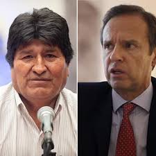 Evo Morales dice a #Tuto Quiroga engendro de la dictadura "Tuto Quiroga, el  engendro político del dictador, insulta al hermano @LuchoXBolivia para  distraer y conseguir impunidad. Habla de "hijo de la inconstitucionalidad",