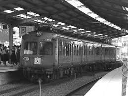 東横線自由が丘駅１９５９年 お出かけ通信 blog版 ssブログ 古い列車 鉄道 写真 いにしえ