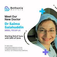 Meet Dr. Saima Salahuddin, the newest member of the Bethania Doctors team!  Dr. Salahuddin will be available from the 3 of June until the 24 June 2024!  Book your next appointment with