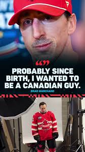 BRAD BLEEDS RED 🇨🇦 (via @What Chaos!, @NHL) #fyp #nhl #hockey #canada🇨🇦