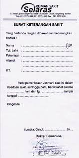 Surat izin sakit dokter pdf. Contoh Surat Keterangan Sakit Dokter Pdf Contoh Surat