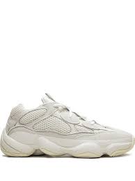 The stone/stone/stone resembles a cross between a work boot and a 1990's hiking boot. Adidas Yeezy Yeezy 500 Bone White Sneakers Farfetch