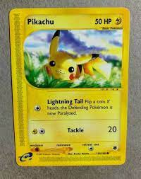 How many proxies would you like to print? Pokemon Card Pikachu Expedition 124 165 Excellent Non Holo Common Tcg Pokemon Individual Cards Pokemon Trading Card Game