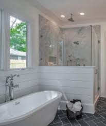 Bathroom Shiplap Shower Wall Surround Master Bathroom Design Bathroom Remodel Master Master Bathroom Renovation