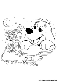 Christmas Friends Coloring Picture