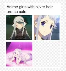 Check spelling or type a new query. Anime Girls With Silver Hair Are So Cute Meme Template Imouto Sae Ireba Kanikou Hd Png Download 720x817 2345969 Pngfind