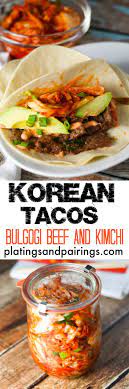 Korean Bulgogi Kimchi Tacos Asian Recipes Mexican Food Recipes Cooking Recipes