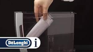 Bean to cup espresso and cappuccino machine. How To Install A Filter On Your De Longhi Ecam 23 460 S Coffee Machine Youtube