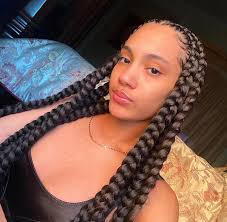 Long thick braid styles often promise very low upkeep with the few pieces of hair available. 40 Pop Smoke Braids Hairstyles Black Beauty Bombshells