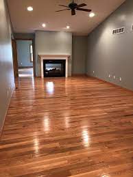 Behr Weathered Moss Honey Oak Hardwood Floors Hardwood Floor Colors Oak Wood Trim Honey Oak