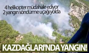 Kazdağları'nda dün çıkan yangın devam ediyor. Ggjz9d Aqhqfam