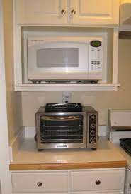 trendy kitchen organization microwave toaster ovens ideas oven shelf fold down desk