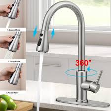 Single Handle High Arc Kitchen Faucet