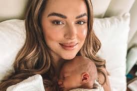 Love bear': New mom Melinda Bam shares pics of 1-month-old son