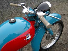 Image result for Blue 1957 Motorcycle